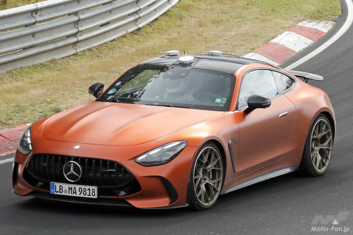メルセデスAMG GT 63のニュルで異次元のテストを激写! まさかの両手放し自動走行でシャオミ超え狙う? ついに“AI最速”競争開戦!? 【スクープ写】