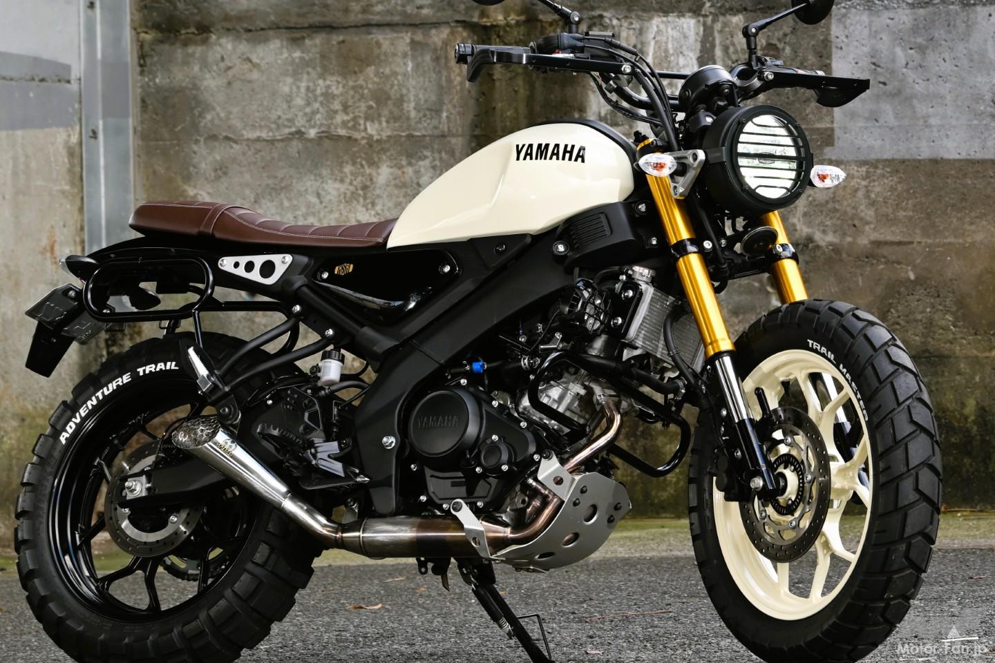 ついに完成！ 街も山もラフにイケるXSR125スクランブラー仕様、装着