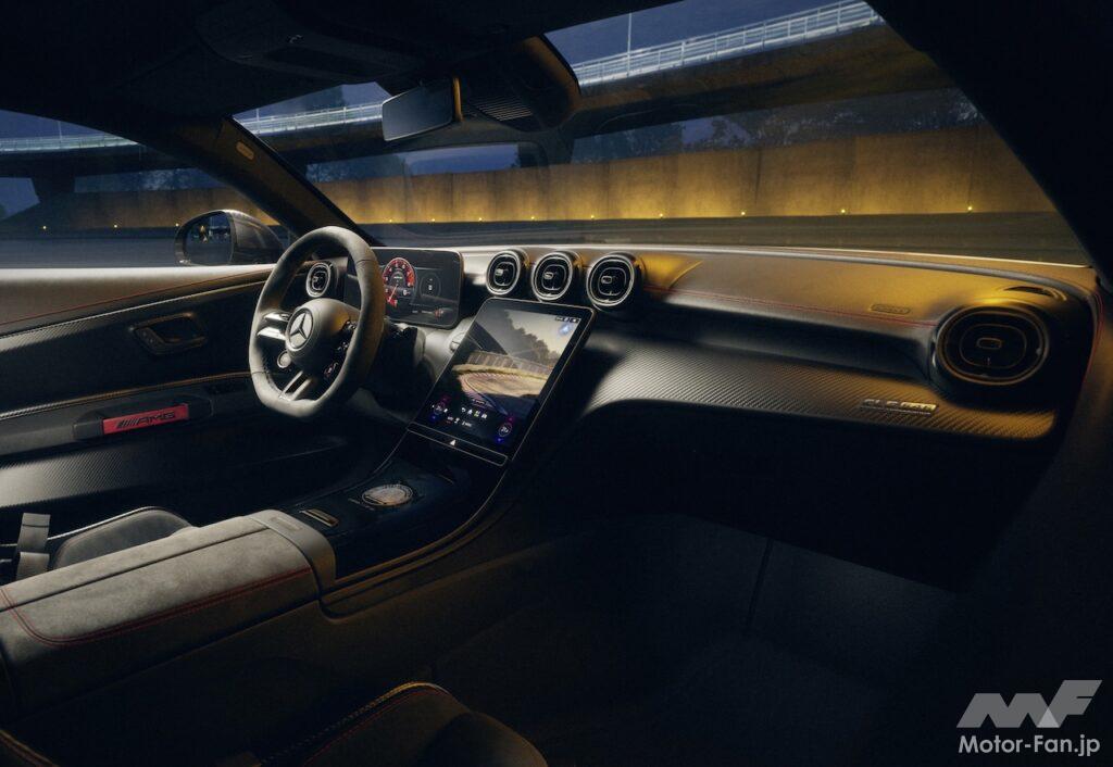 「メルセデス AMG CLE 646 シュペツィアルアンフェルティグング」のコクピット。