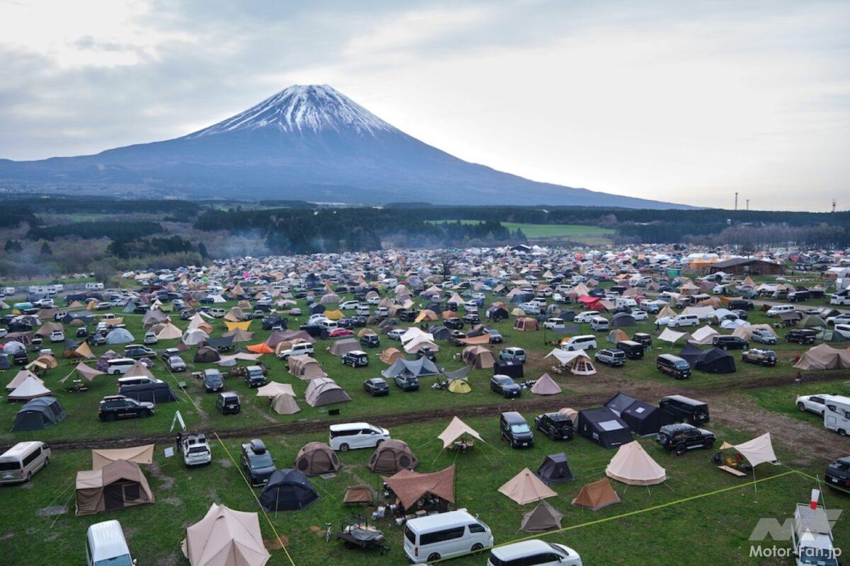 10/2～4は富士山の麓に集合！ ジムニー好きにはたまらないスズキ・モビリティ・キャンプや Caravan、LA SEÑAS他全25アーティストのLIVEやフリマもサウナも♪【GO OUT CAMP vol.22】