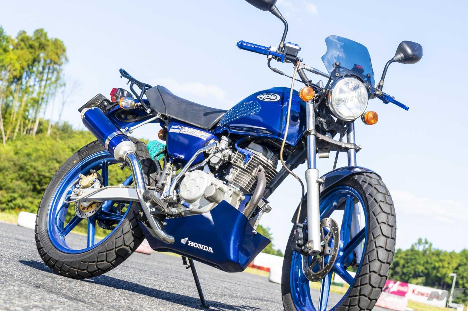 エイプ50がフルサイズに大変身！ 144cc化した快速ツーリング仕様