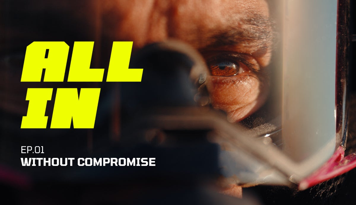 トライアンフ初のモータースポーツ作品「ALL IN」公開！全4話でオフロード挑戦を追う