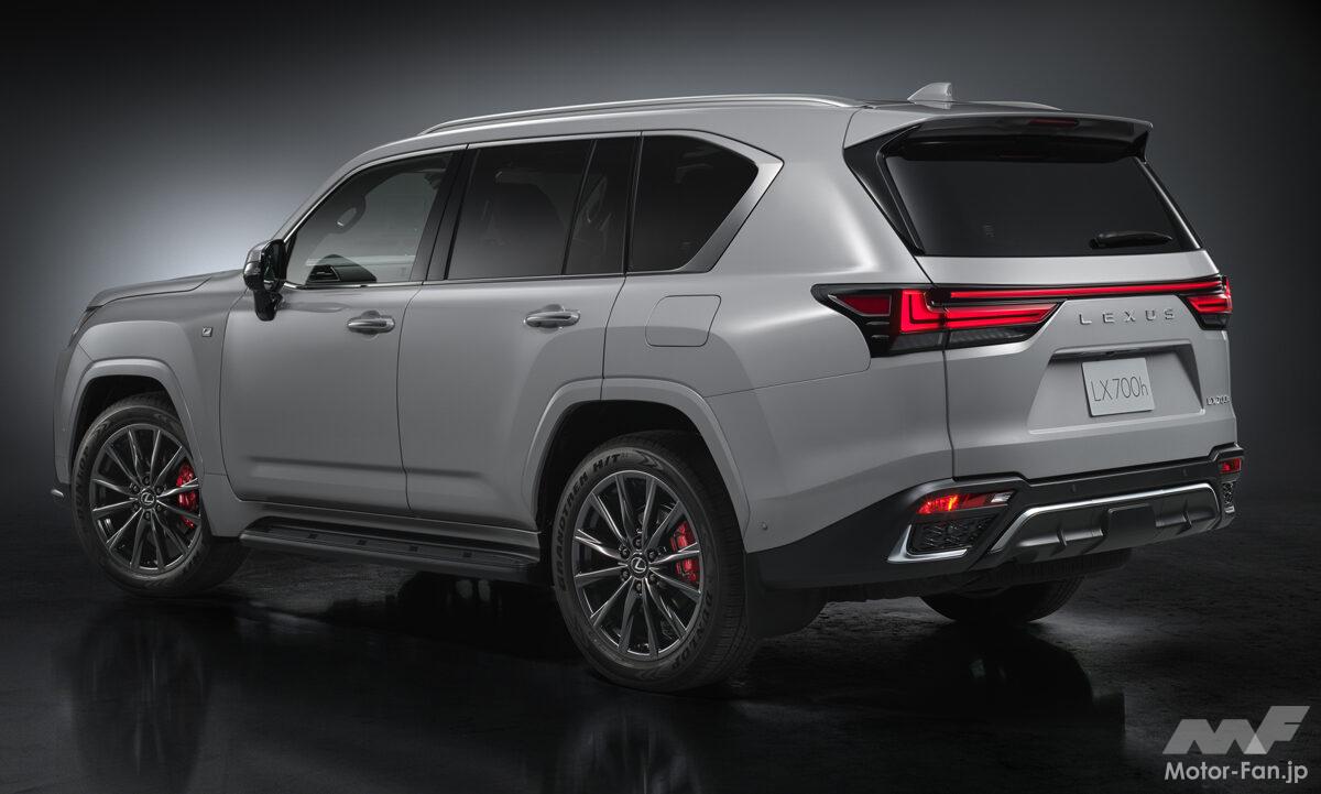 レクサスのフラッグシップSUV「LX」が一部改良を機に“F SPORT”を新たに設定！