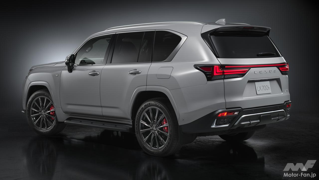 レクサスのフラッグシップSUV「LX」が一部改良を機に“F SPORT”を新たに