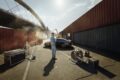 「メルセデス AMG GT 4ドアクーペ」をドライブした、ブラッド・ピット。