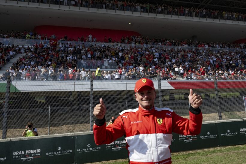 今回のイベントには、エディ・アーバインをはじめ、フェラーリで活躍した多くのF1ドライバーが登場している。