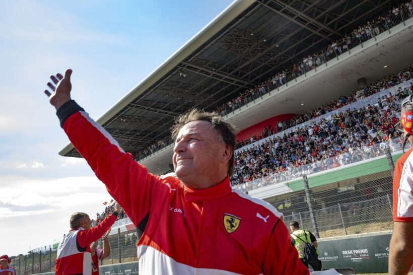 今回のイベントには、エディ・アーバインをはじめ、フェラーリで活躍した多くのF1ドライバーが登場している。