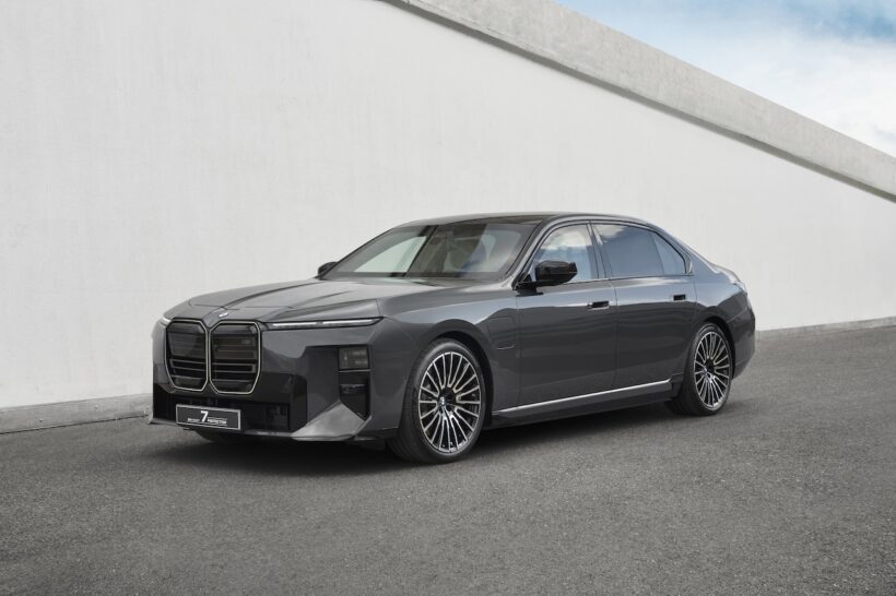 「BMW コンセプト 7 プロテクション」のエクステリア。