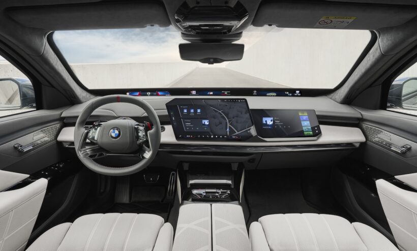 「BMW コンセプト 7 プロテクション」のインテリア。