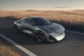 フル電動コンセプト「プジョー RCZ ビジョン」の走行シーン。