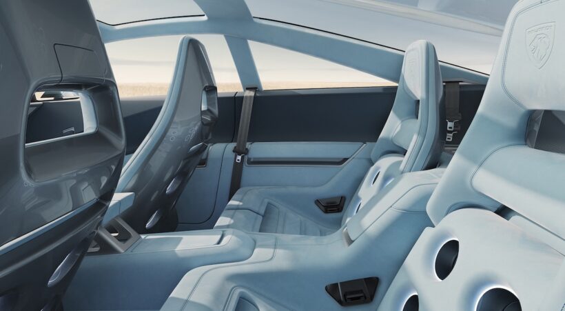 フル電動コンセプト「プジョー RCZ ビジョン」のインテリア。