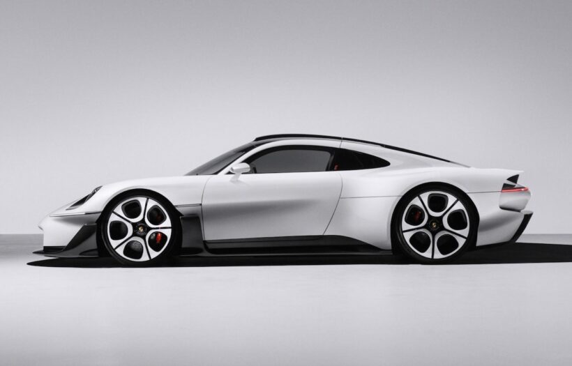 ミッドシップハイパースポーツ「ポルシェ ミッション S」のエクステリア。