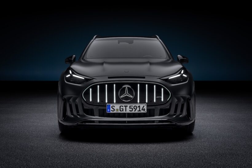 AMG初のフル電動SUV「メルセデス AMG GT SUV」のエクステリア。