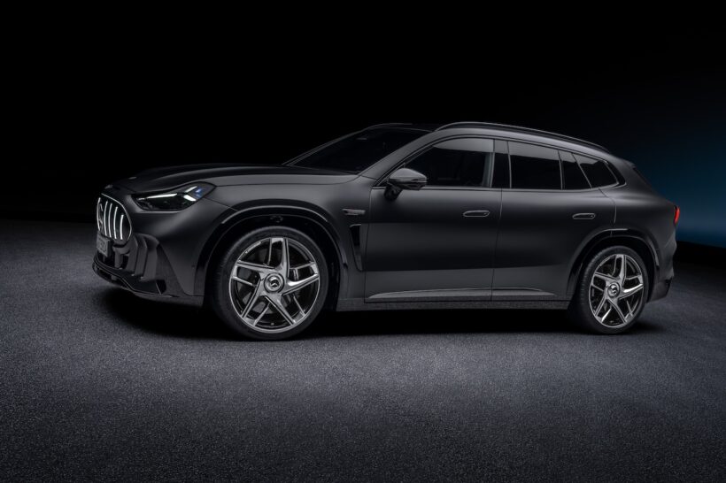 AMG初のフル電動SUV「メルセデス AMG GT SUV」のエクステリア。