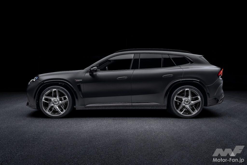 AMG初のフル電動SUV「メルセデス AMG GT SUV」のエクステリア。