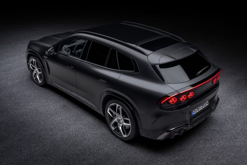 AMG初のフル電動SUV「メルセデス AMG GT SUV」のエクステリア。