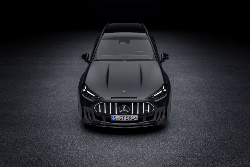 AMG初のフル電動SUV「メルセデス AMG GT SUV」のエクステリア。