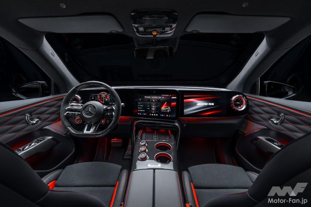 AMG初のフル電動SUV「メルセデス AMG GT SUV」のインテリア。