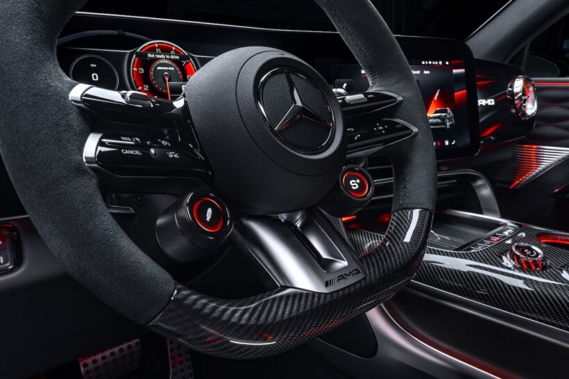 AMG初のフル電動SUV「メルセデス AMG GT SUV」のインテリア。