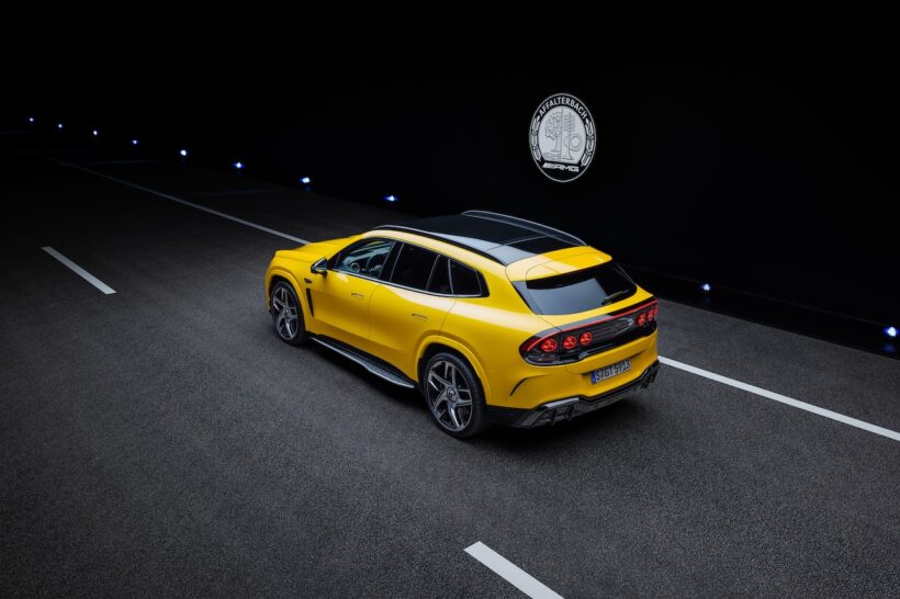 AMG初のフル電動SUV「メルセデス AMG GT SUV」のエクステリア。