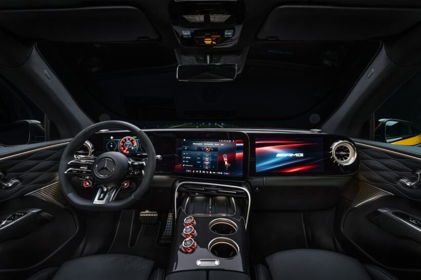 AMG初のフル電動SUV「メルセデス AMG GT SUV」のインテリア。