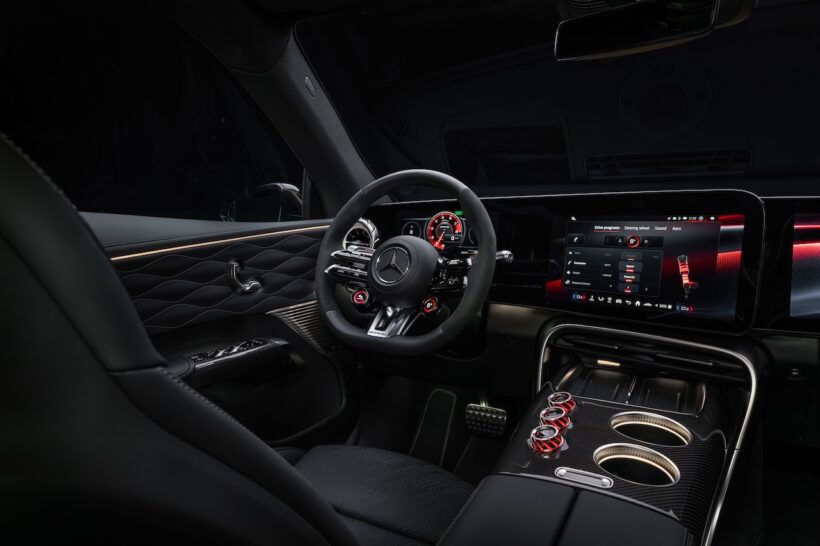 AMG初のフル電動SUV「メルセデス AMG GT SUV」のインテリア。