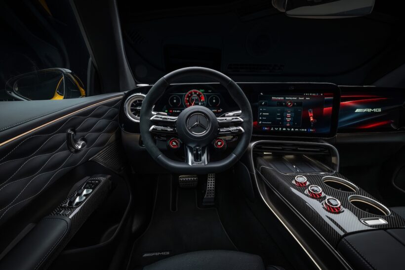 AMG初のフル電動SUV「メルセデス AMG GT SUV」のインテリア。