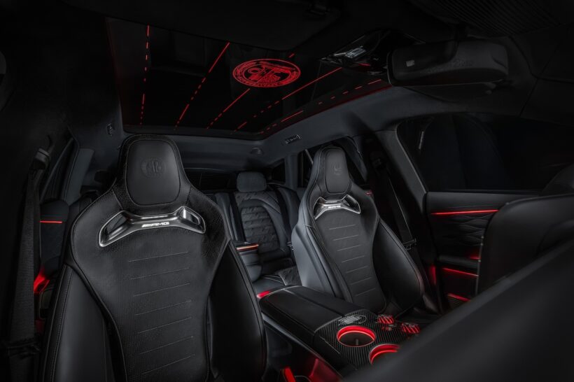 AMG初のフル電動SUV「メルセデス AMG GT SUV」のインテリア。