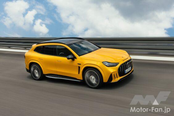 AMG初のフル電動SUV「メルセデス AMG GT SUV」の走行シーン。