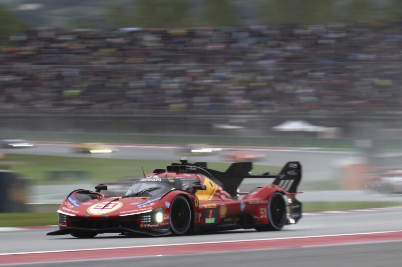 WEC第7戦バルセロナ6時間に参戦した、フェラーリ 499P。