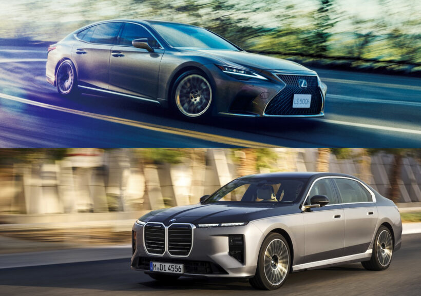LEXUS LS500h × BMW 750e