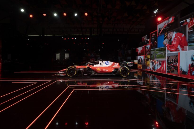 インドのニューデリーで開催された没入型イベント「ウニベルソ・フェラーリ」。