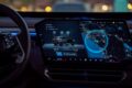 充電中の「BMW iX5 60 xDrive」のディスプレイ表示。