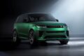 4台が限定導入される「レンジローバースポーツ SV BESPOKE IRIDESCENCE EDITION」。