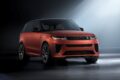 4台が限定導入される「レンジローバースポーツ SV BESPOKE IRIDESCENCE EDITION」。