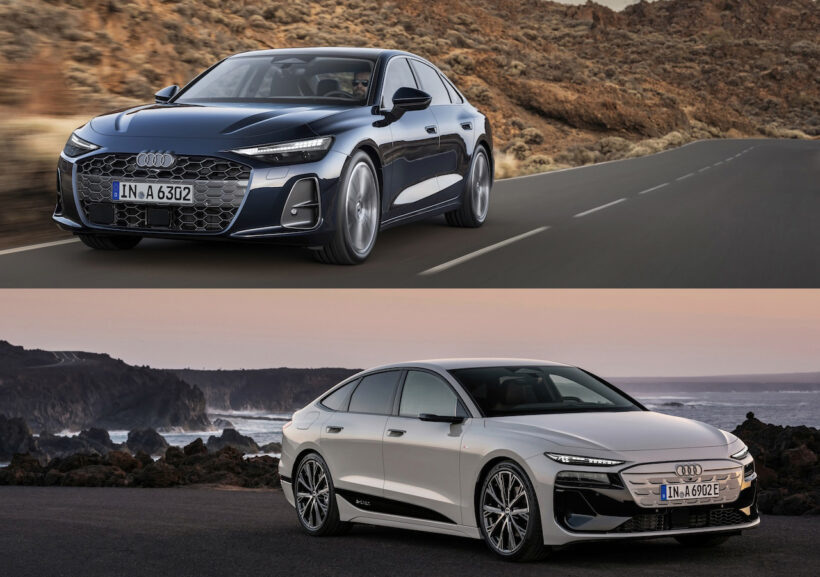 Audi A6 200kW TFSI quattro × Audi A6 Sportback e-tron