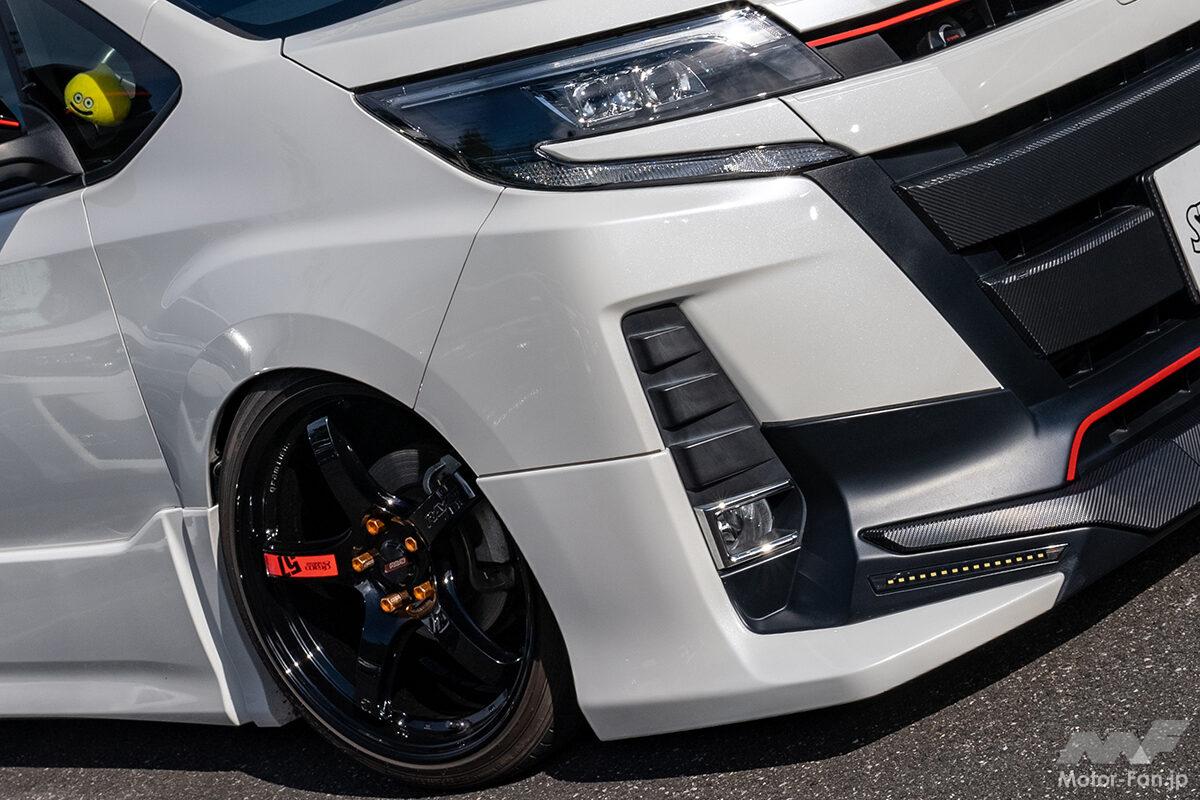 スポーツカーに乗っていたオーナーのノアは『やっぱりスポーティ路線でカスタマイズ！』