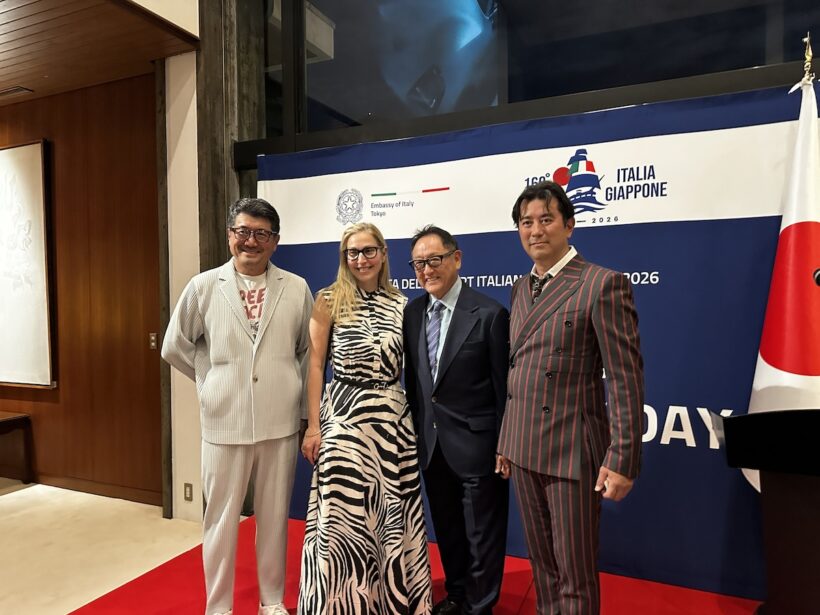 イタリア大使館で日本との国交160周年を祝うイベントのひとつ「モータースポーツデイ」。