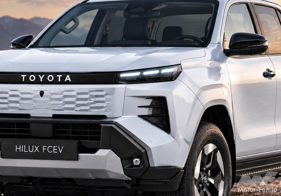 FCEVが実用域へ！トヨタ・ハイラックスFCEVは水素で航続距離400km超＆最大2.5トン牽引を実現!! 2028年欧州投入？