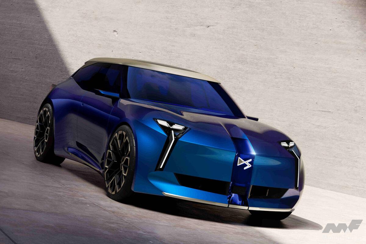 パーツを絞り込んで造形の純度を高める「デザイン・インテリジェンス」で、DSオートモビルの未来像を示した「DS F3VER」