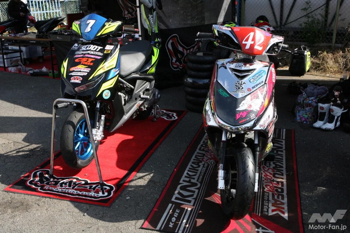 名実ともにスクーターのトップライダー【長谷部選手】が主宰する【SCOOT】。S1GPでは圧倒的な速さで優勝を飾る！