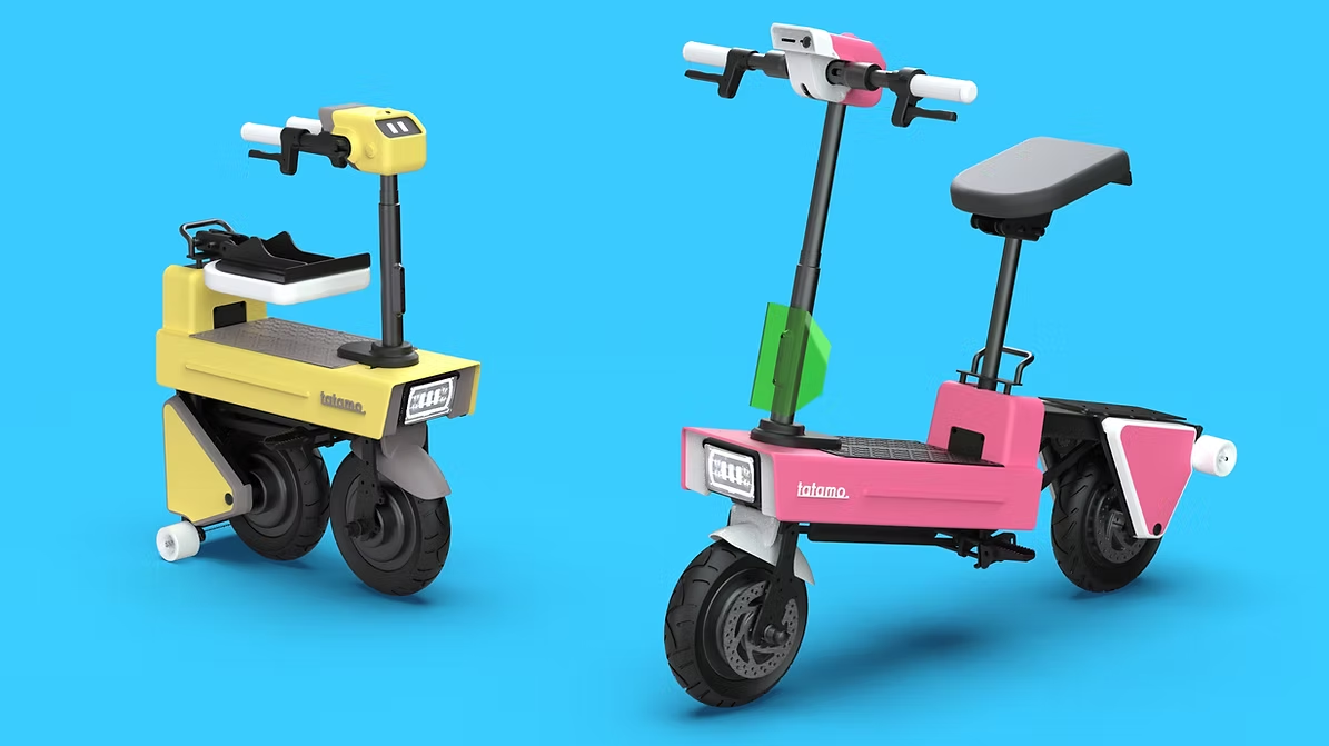 ソフトウェア・小型モニター・カメラ搭載の電動折り畳みバイクを開発【ジャパンモビリティショー2026】