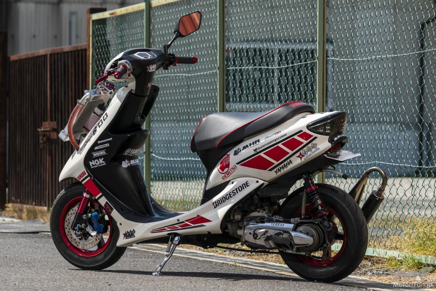 当時ジョグを70cc＆水冷エンジン化！ 関西・湾岸仕様で魅せる“2スト