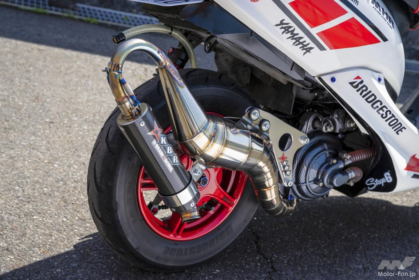 当時ジョグを70cc＆水冷エンジン化！ 関西・湾岸仕様で魅せる“2スト