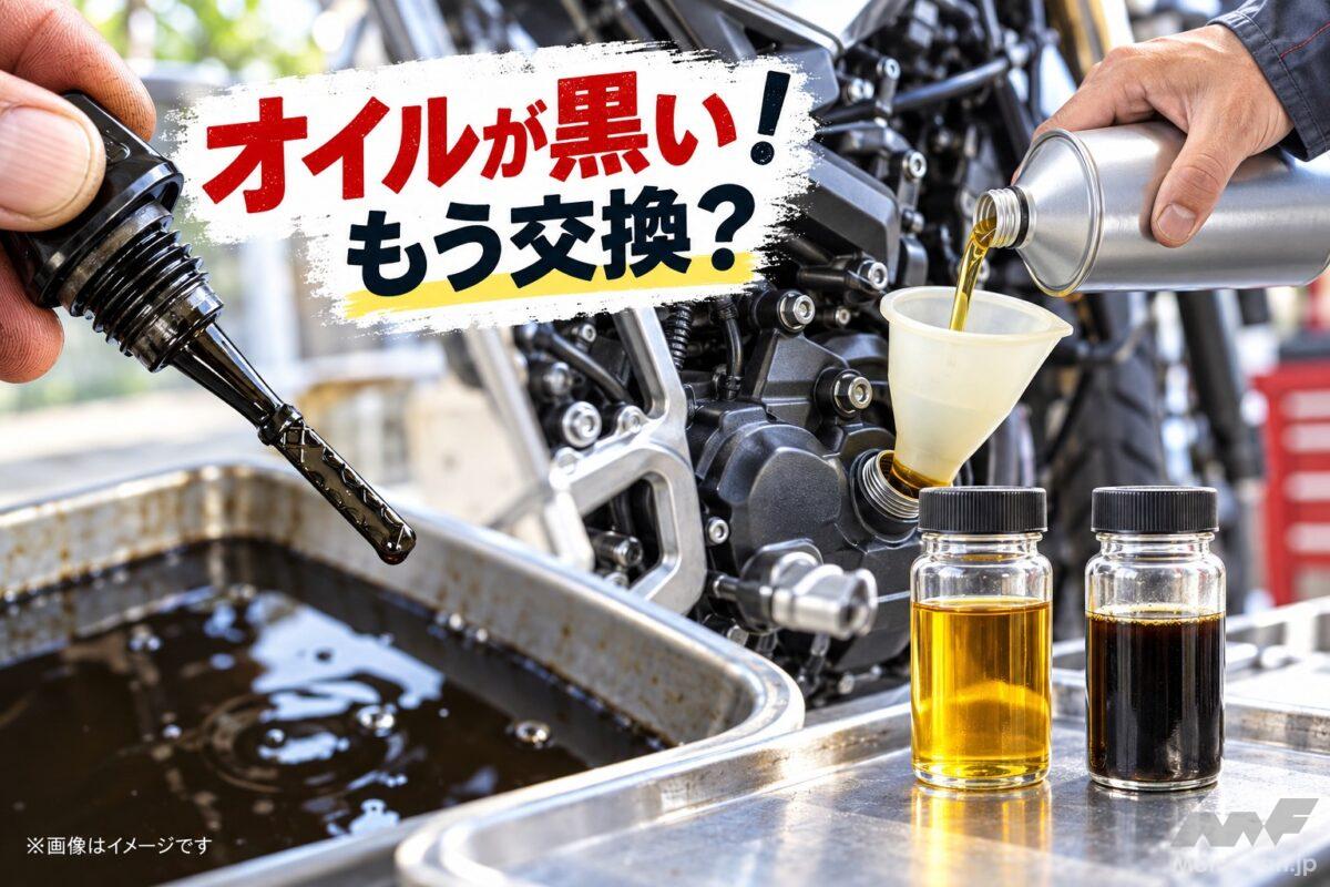 「エンジンオイルがもう真っ黒！」これって交換サイン？ 色だけでは判断できないワケ【バイクQ &amp; A】