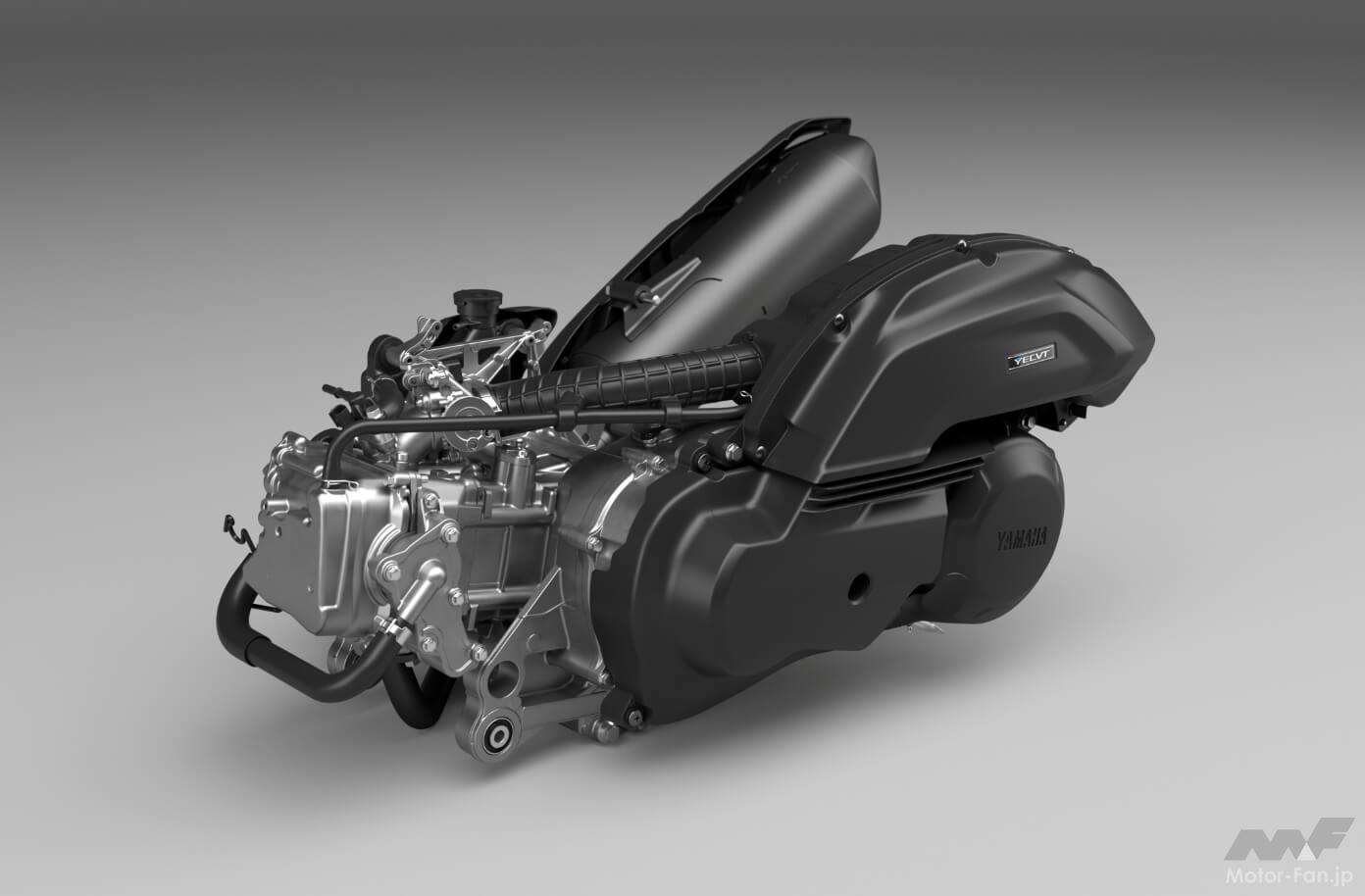 3段階は多いかも……」エアロックス155に搭載されるヤマハの電子制御CVT