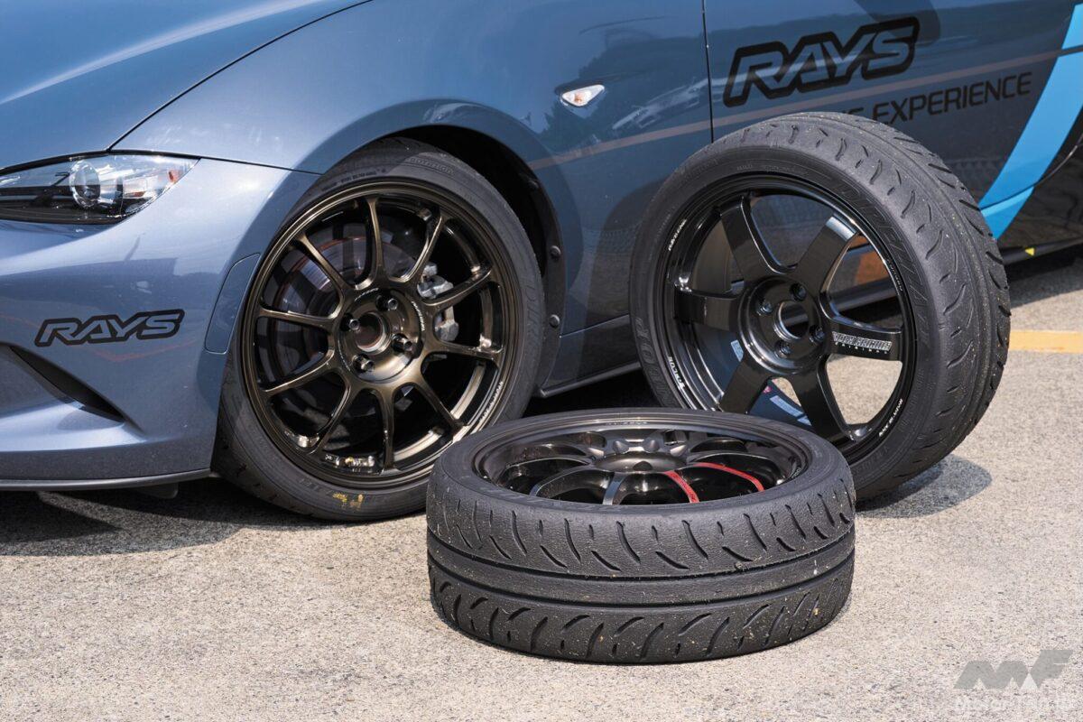 RAYS TE37/CE28/ZE40それぞれの違いは？　田野結希が鈴鹿ツインサーキット×ND5RCロードスターで比較試乗
