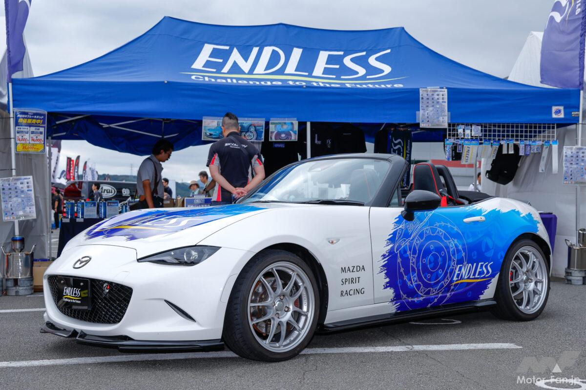 ENDLESSはMAZDA SPIRIT RACING ROADSTERベースの新デモカーを披露！