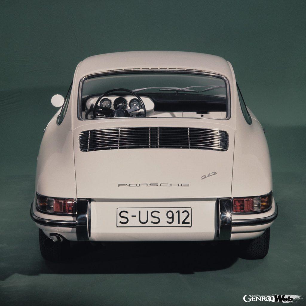 ポルシェ 912のリヤビュー