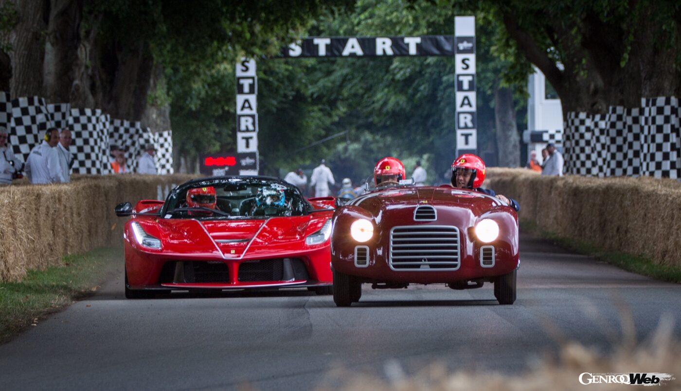 2017年のグッドウッド・フェスティバル・オブ・スピードにおけるフェラーリ 125S